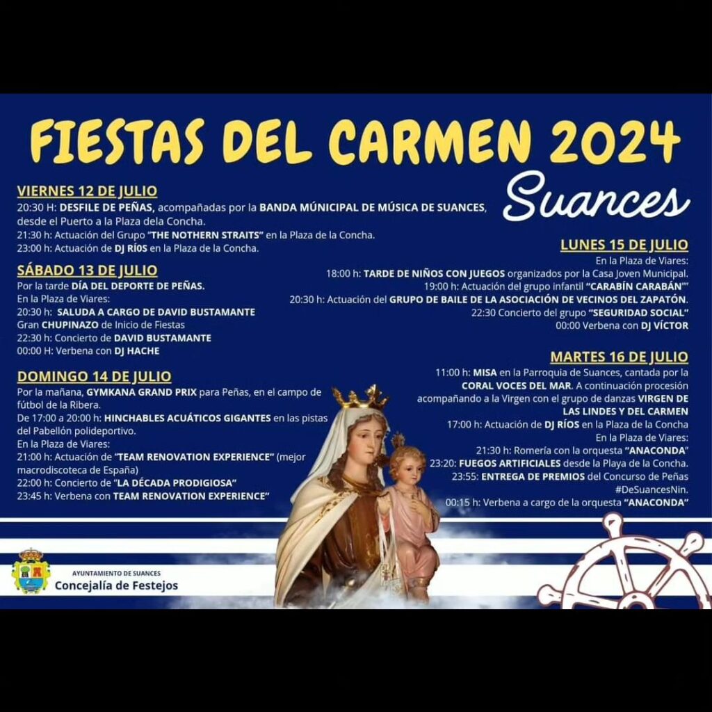Fiestas del Carmen Suances 2024