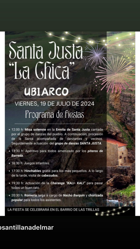 Santa Justa La Chica Ubiarco 2024