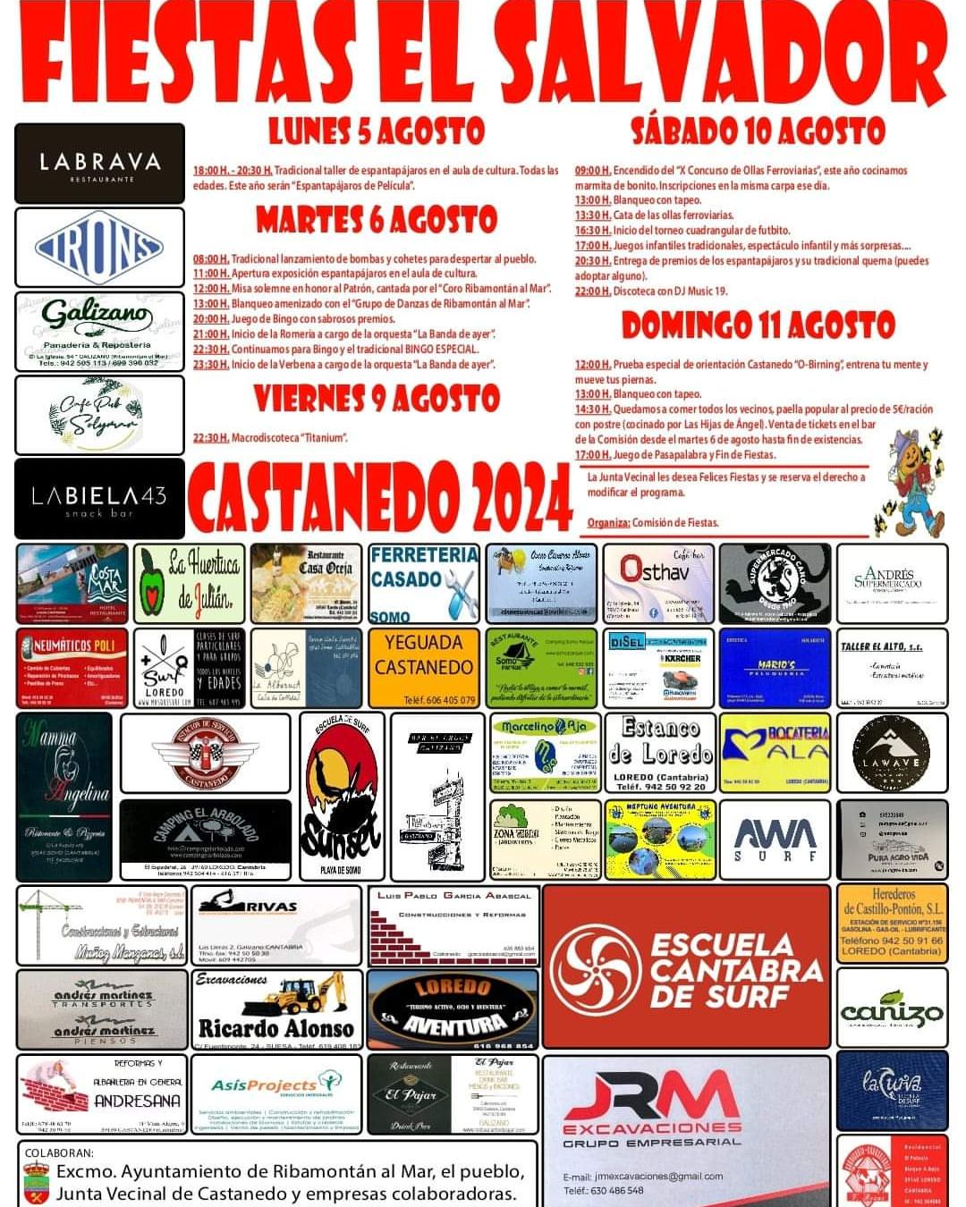 Fiestas el Salvador Castanedo 2024