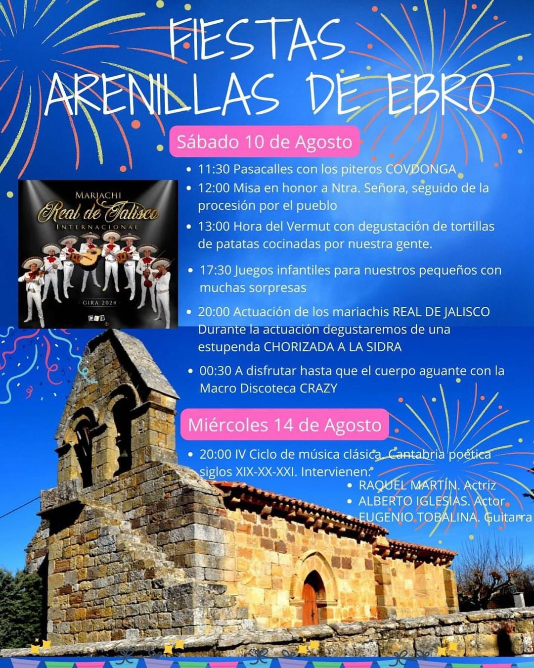 Fiestas Arenillas de Ebro 2024