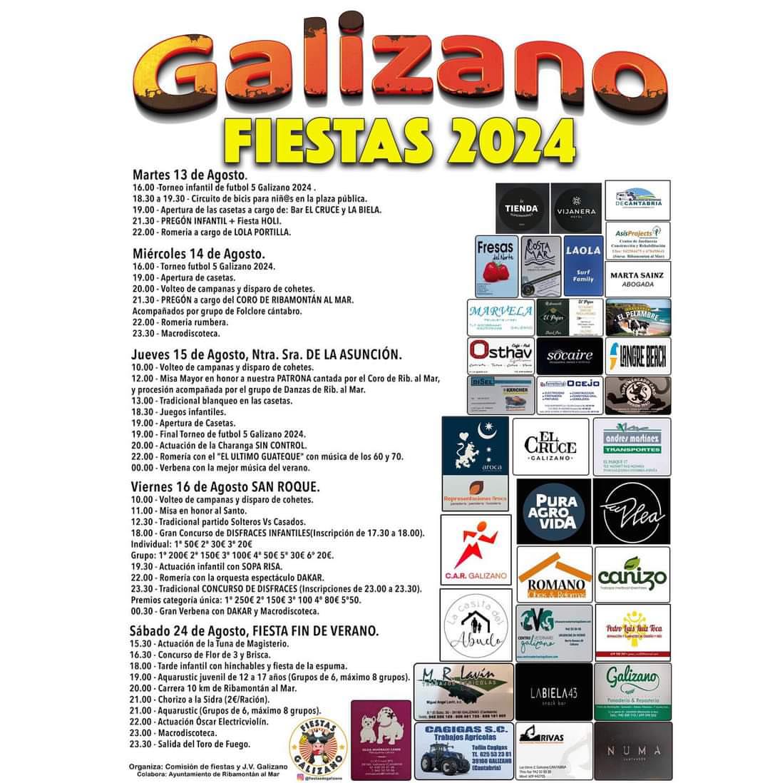 Fiestas de Galizano 2024