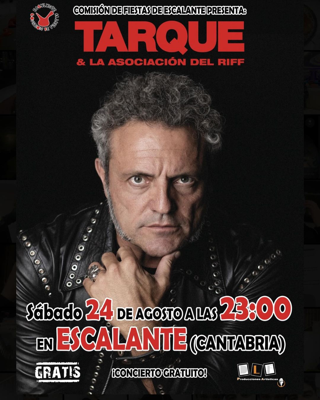 Concierto Tarque y la Asociación del Riff 24 Agosto