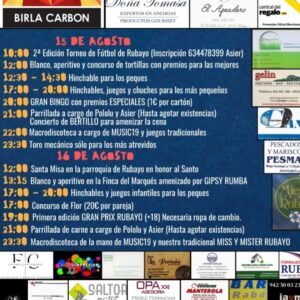 Fiestas de San Roque Rubayo 2024