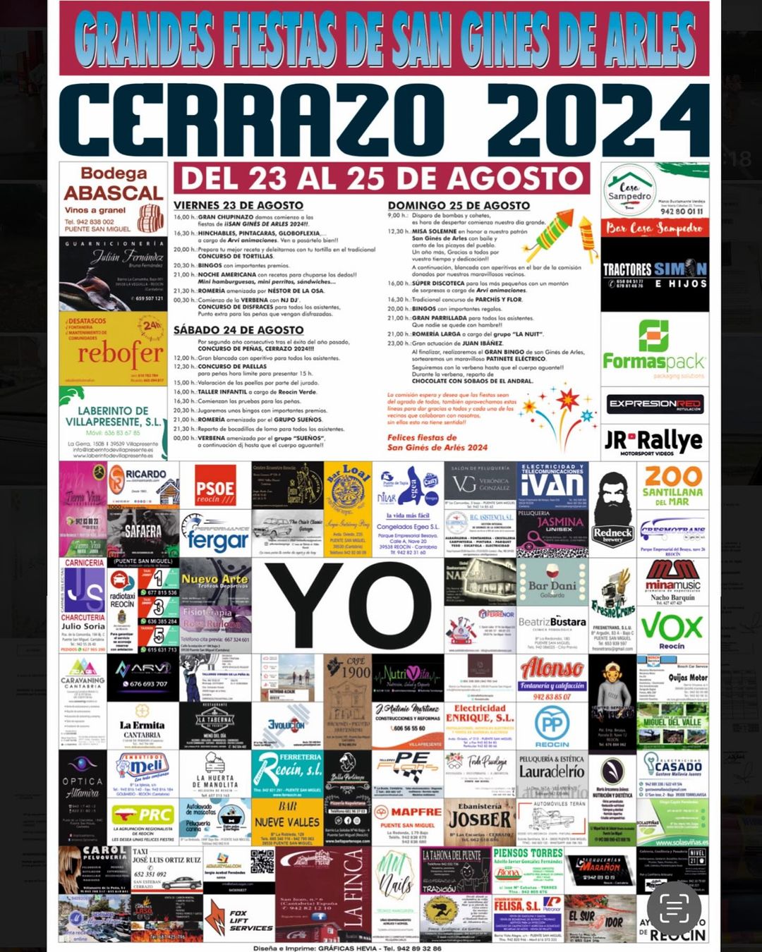 Fiestas de San Ginés de Arles Cerrazo 2024