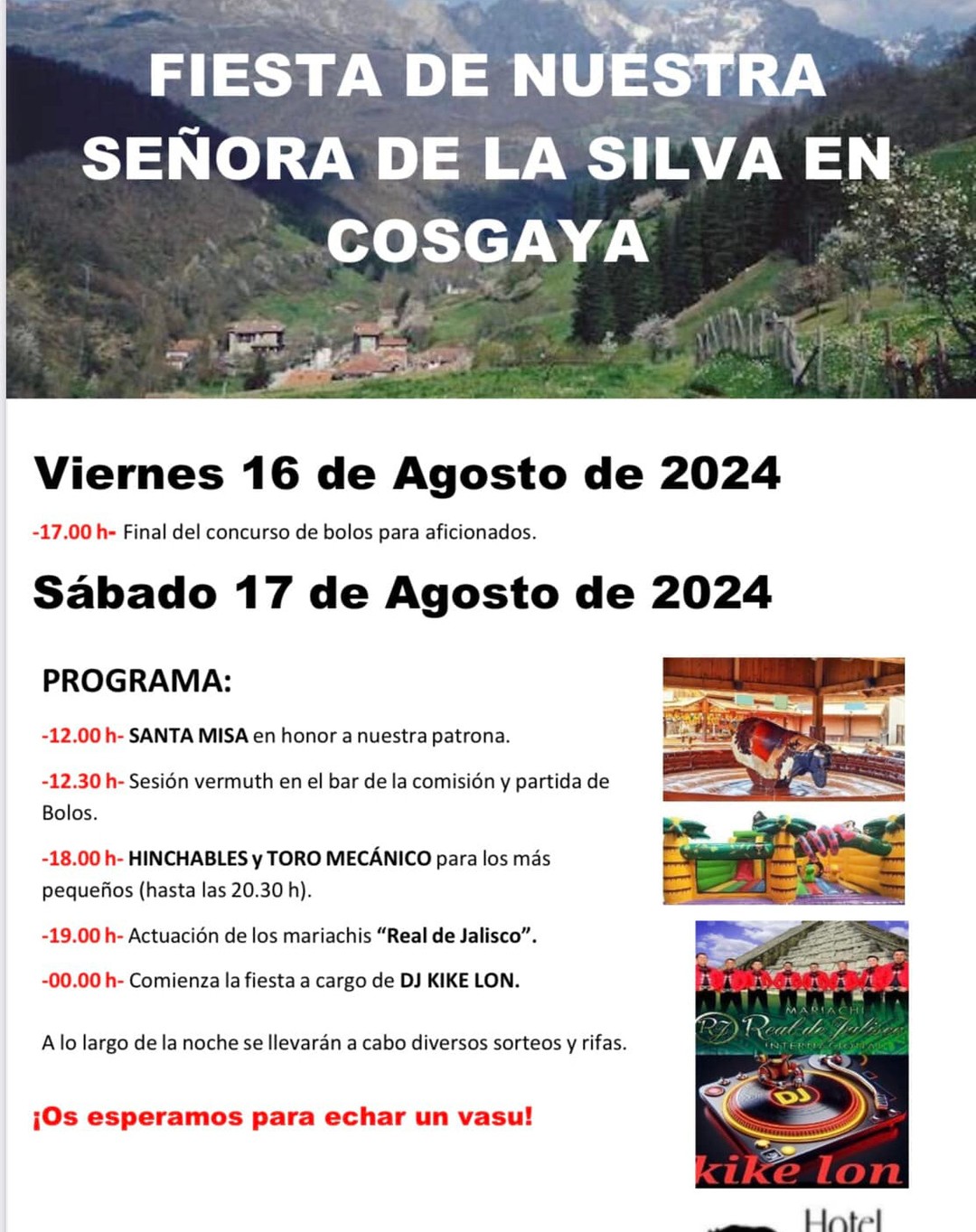 Fiesta de Nuestra Señora de Silva Cosgaya 2024