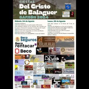 Fiestas del Cristo de Balaguer Garzón 2024