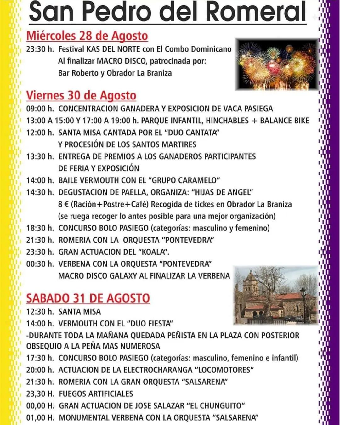 Fiestas San Pedro del Romeral 2024