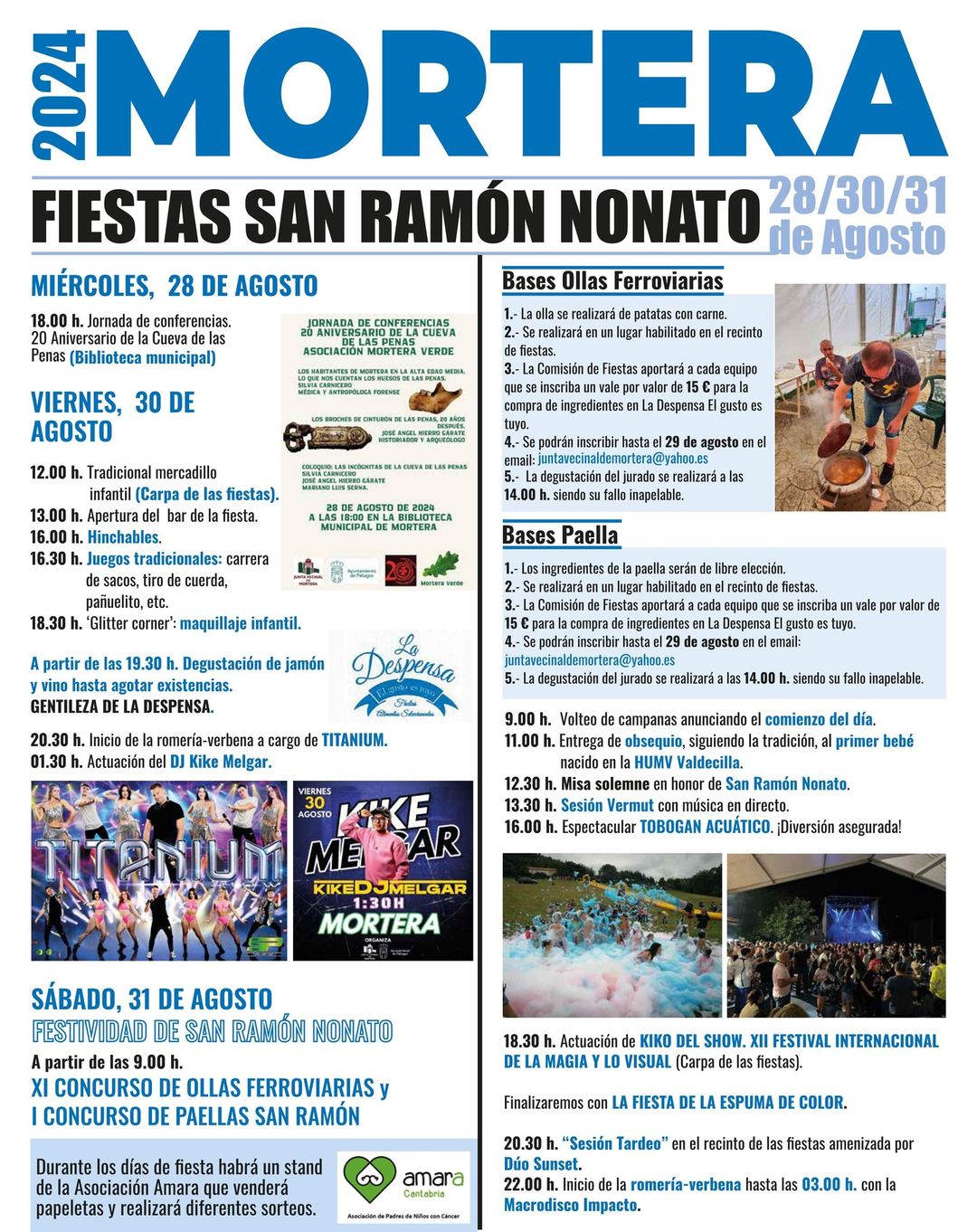 Fiestas de San Ramón Nonato Mortera 2024