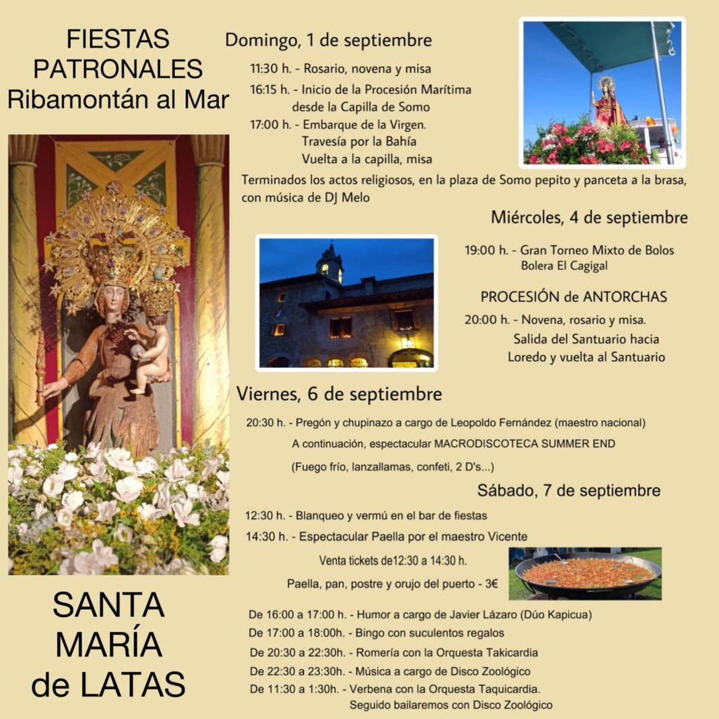Fiestas Patronales Ribamontán al Mar 2024