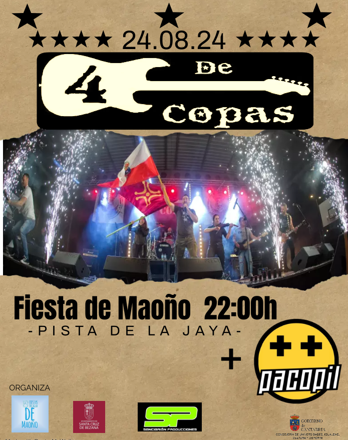 4 de copas en concierto – 24 Agosto