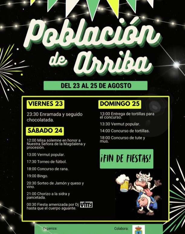 Fiestas Población de Arriba 2024