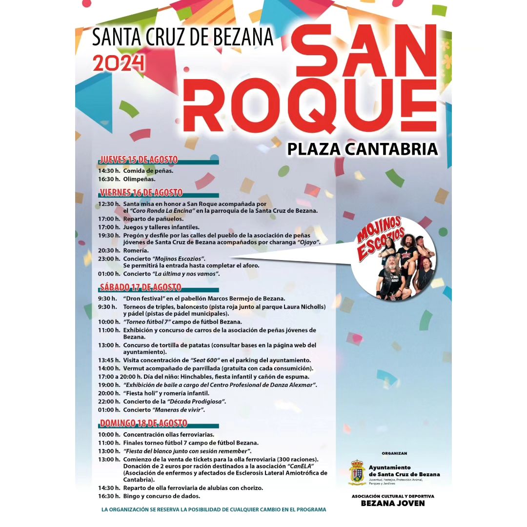 Fiestas de San Roque Santa Cruz de Bezana 2024