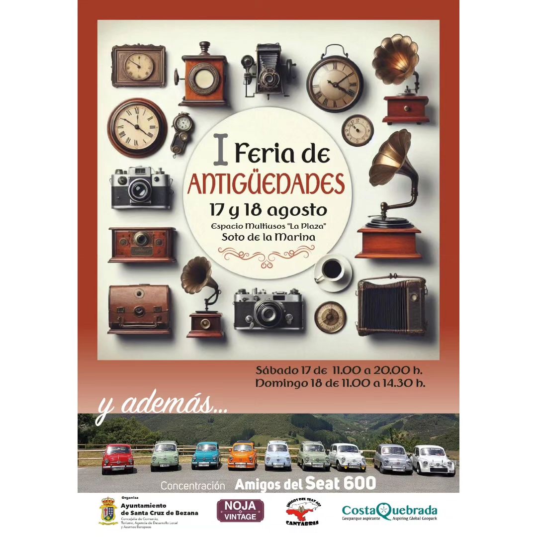 I Feria de Antigüedades – Soto de la Marina 2024