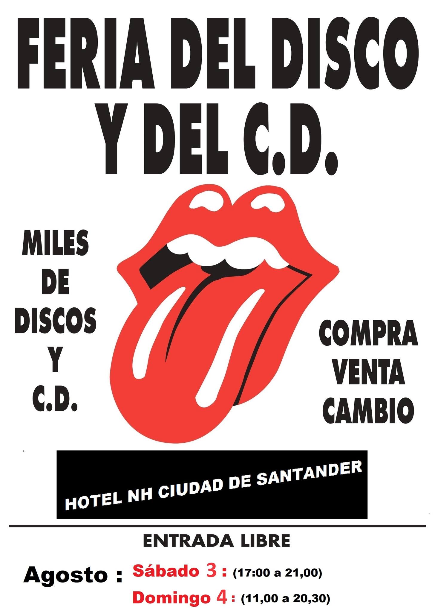 Feria de discos – Santander 3 y 4 agosto