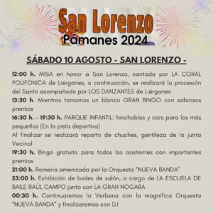 Grandes Fiestas de San Lorenzo Pámanes 2024