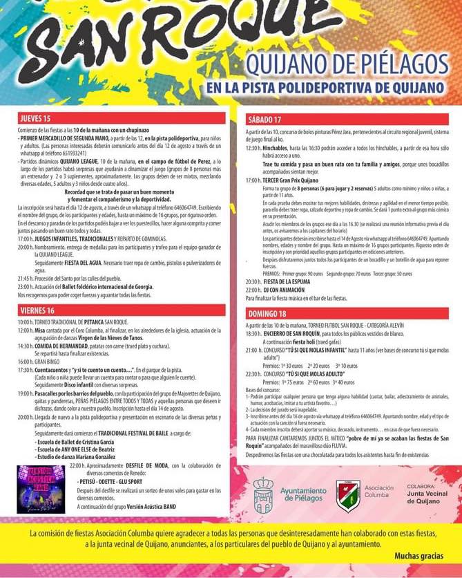 San Roque Quijano de Piélagos 2024