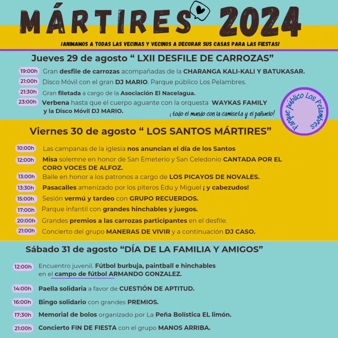 Mártires Novales 2024