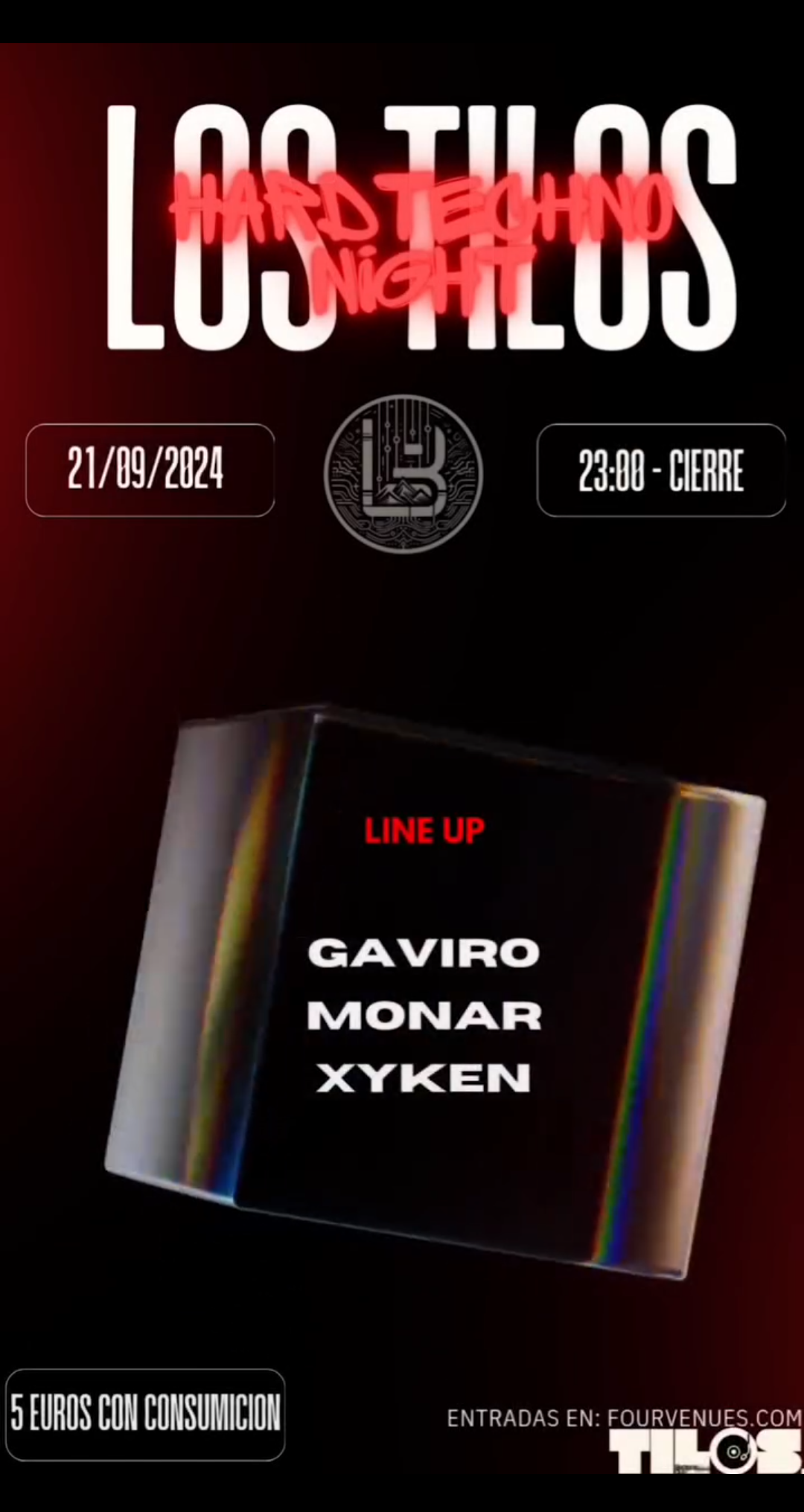 Hard techno night – 21 Agosto