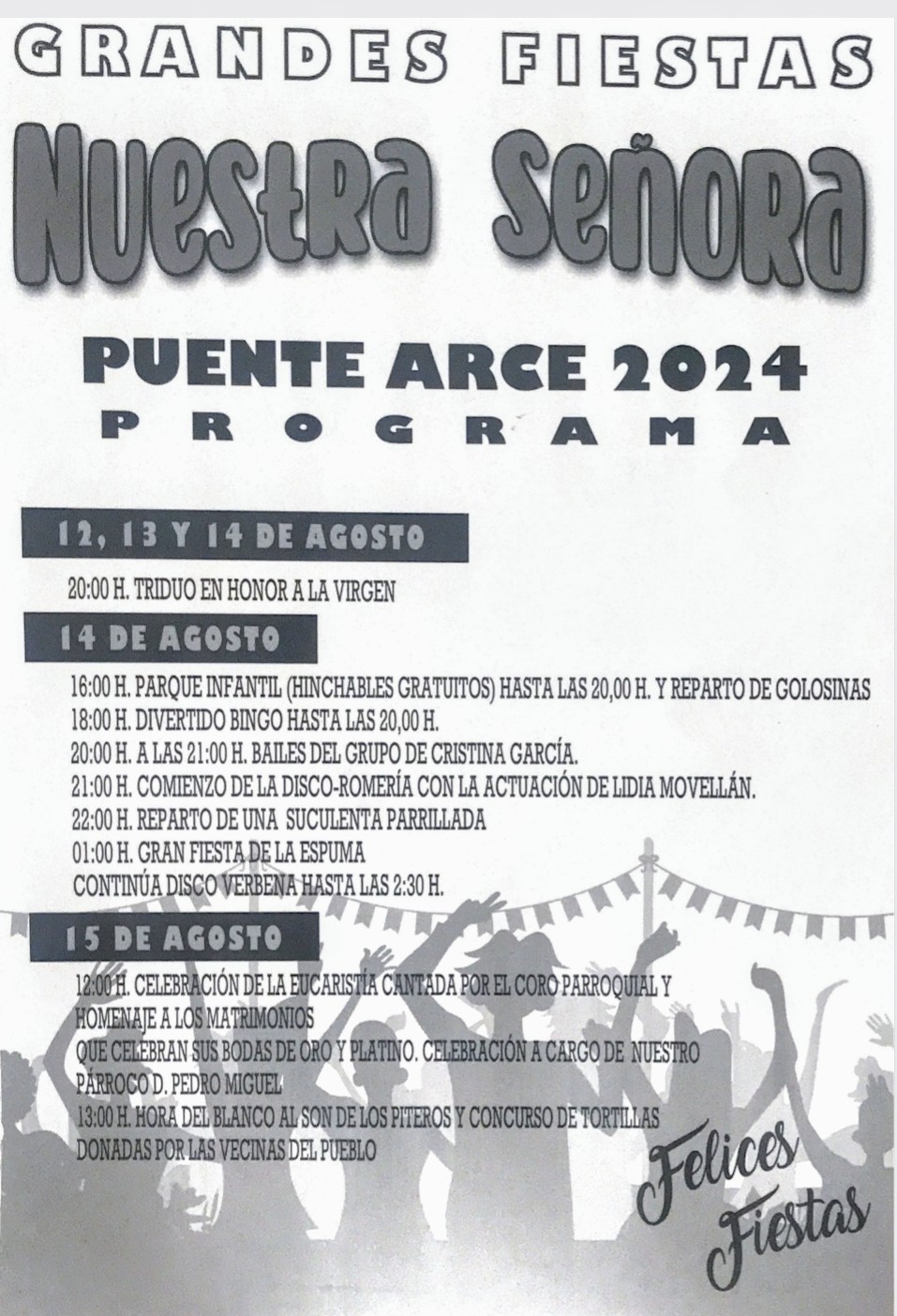 Grandes Fiestas de Nuestra Señora Puente Arce 2024