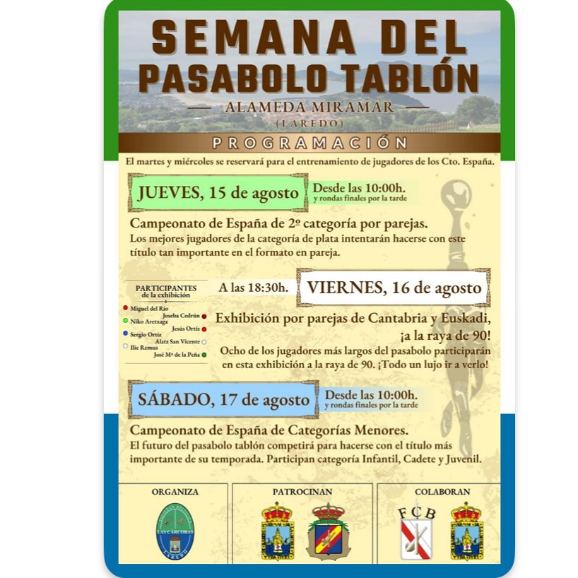 Semana del Pasabolo Tablón Laredo 2024