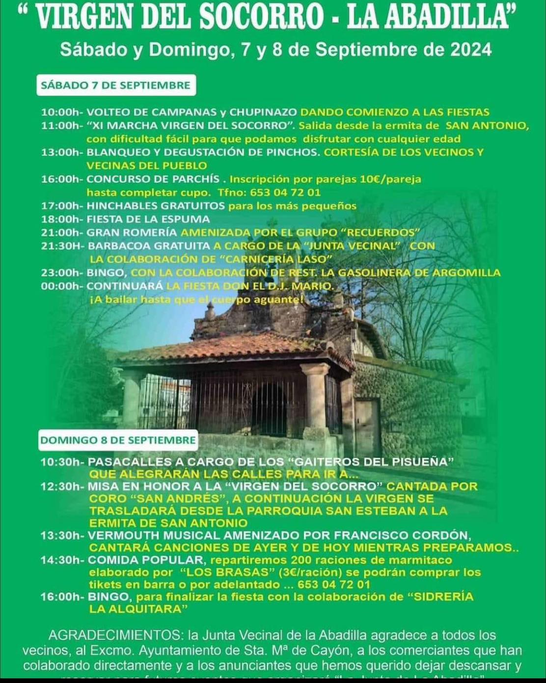 Virgen del Socorro – La Abadilla 2024