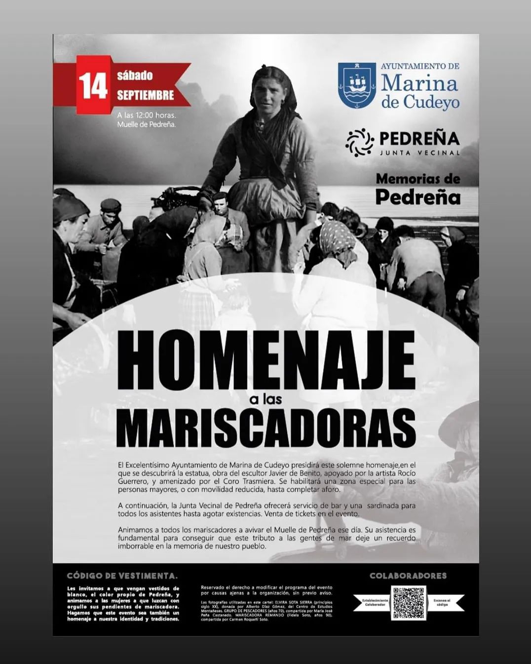 Homenaje a las Mariscadoras Pedreña 2024
