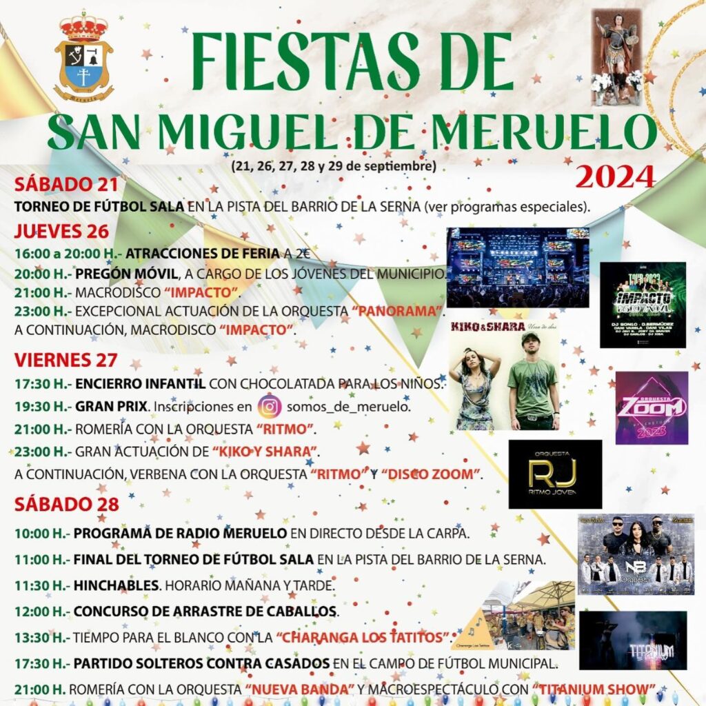 Fiestas de San Miguel de Meruelo 2024