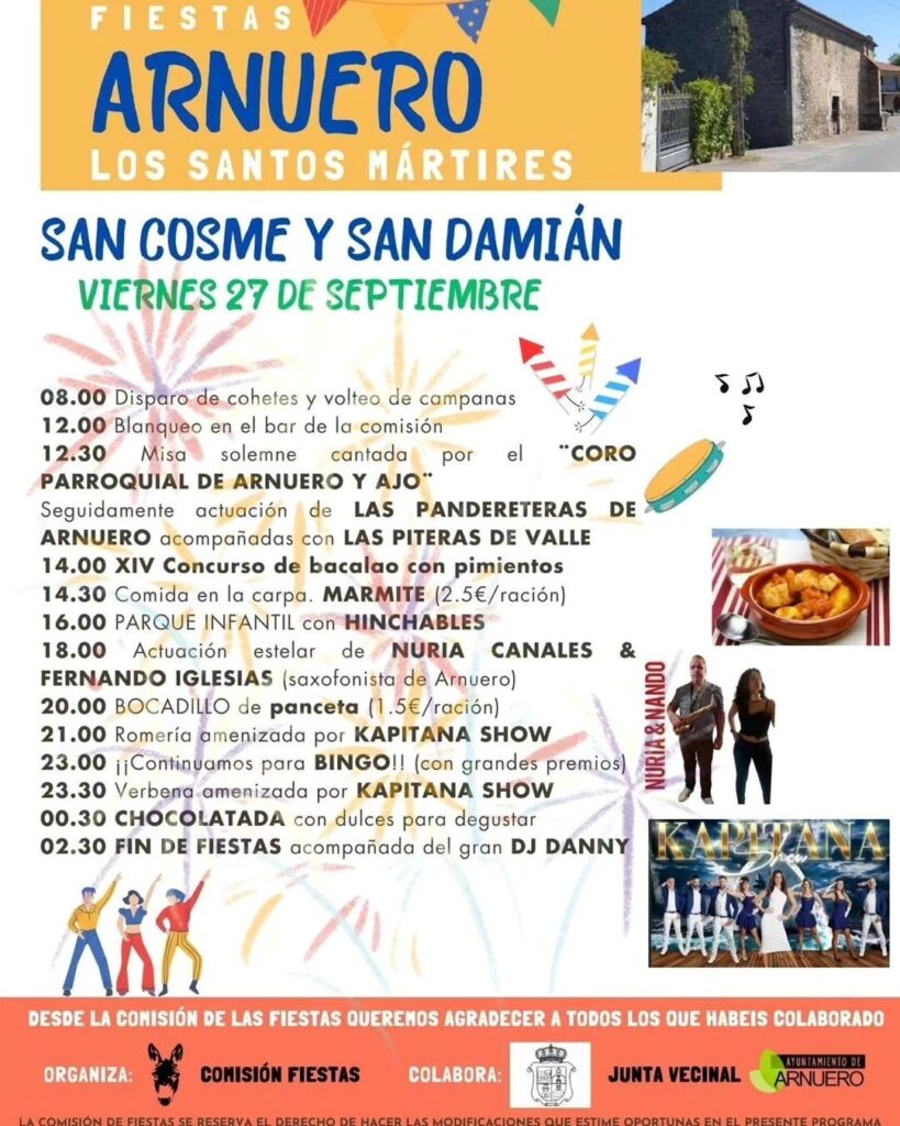 Fiestas Los Santos Mártires Arnuero 2024
