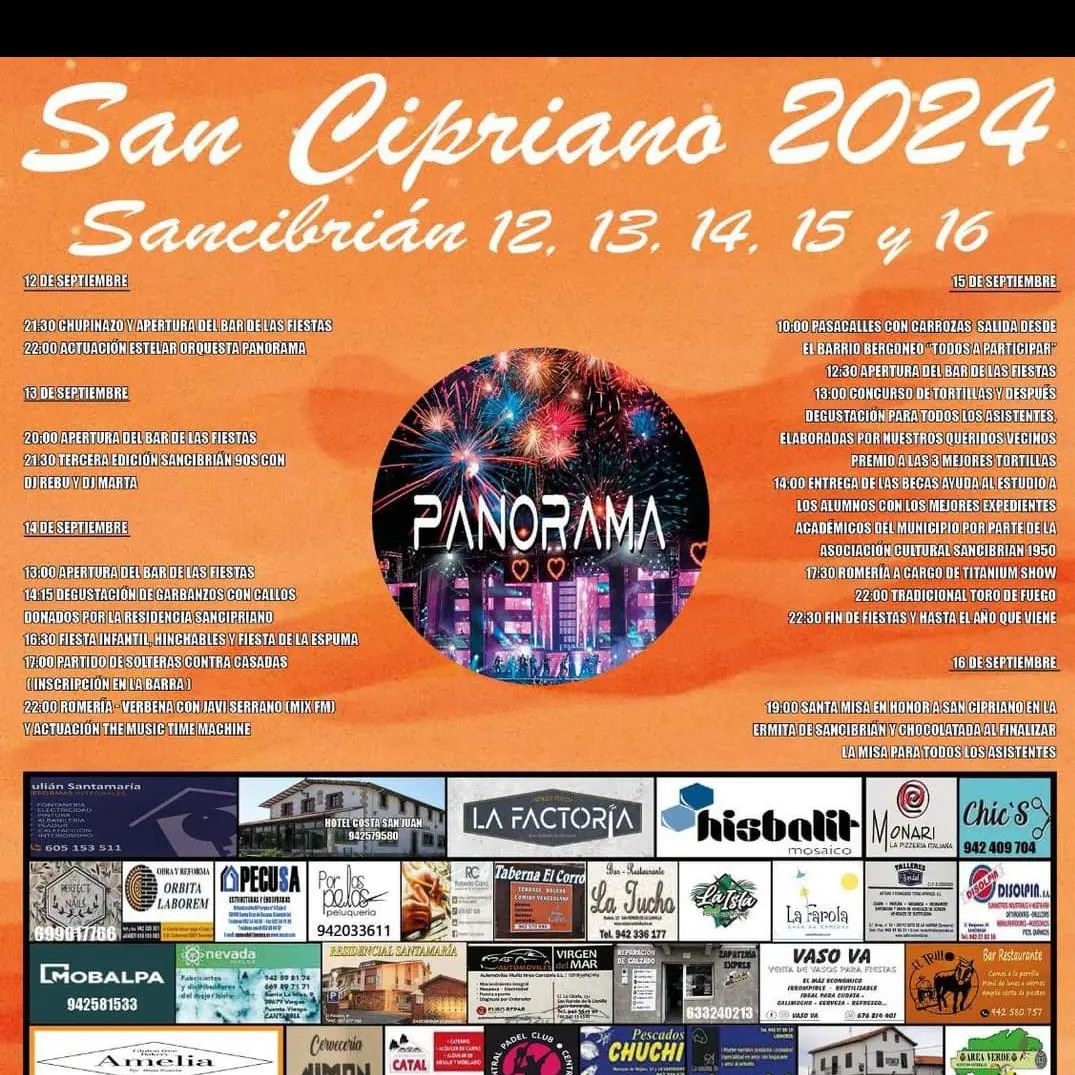 Fiestas San Cipriano Sancibrián 2024