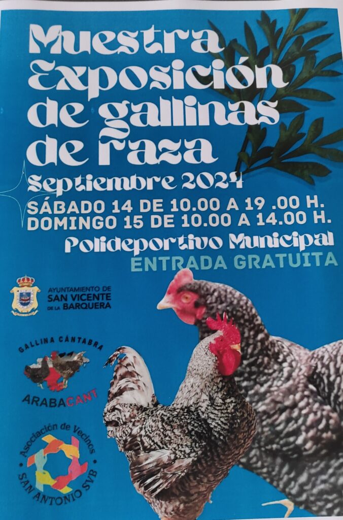 Exposición Única Gallinas de Raza 2024