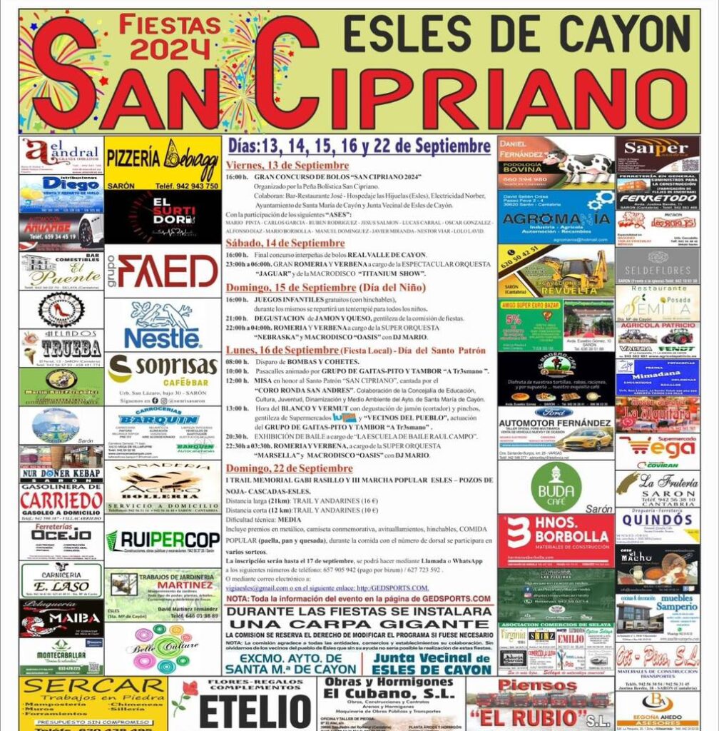 Fiestas de San Cipriano Esles de Cayón 2024
