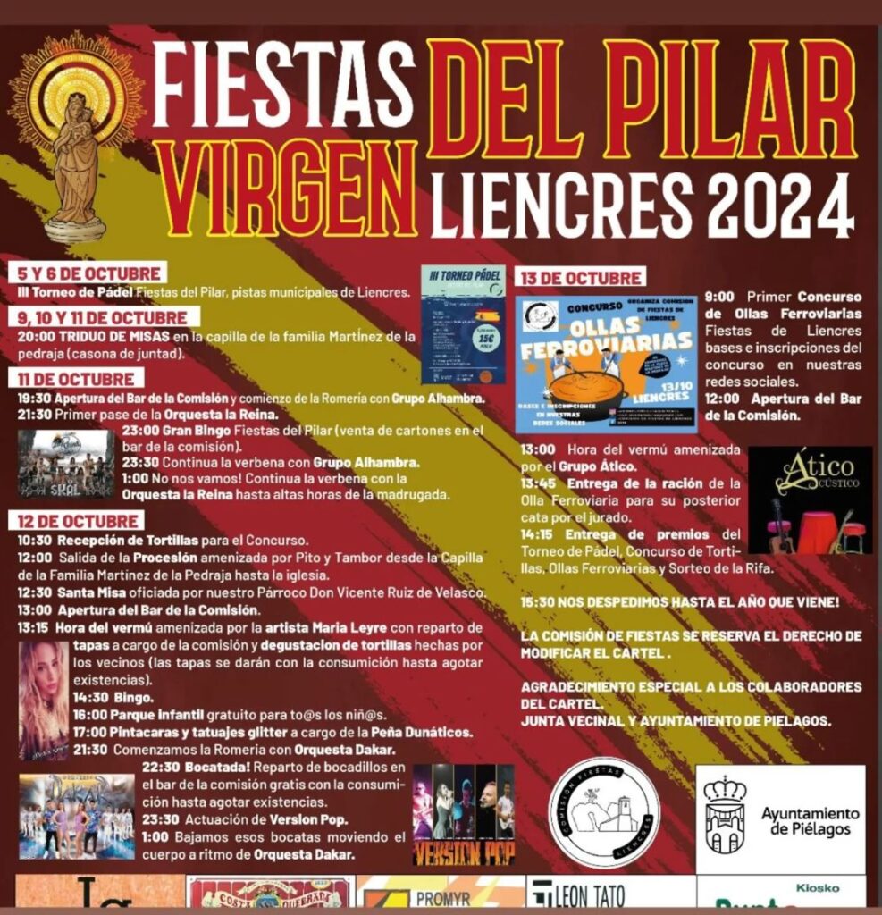 Fiestas del Pilar Liencres 2024