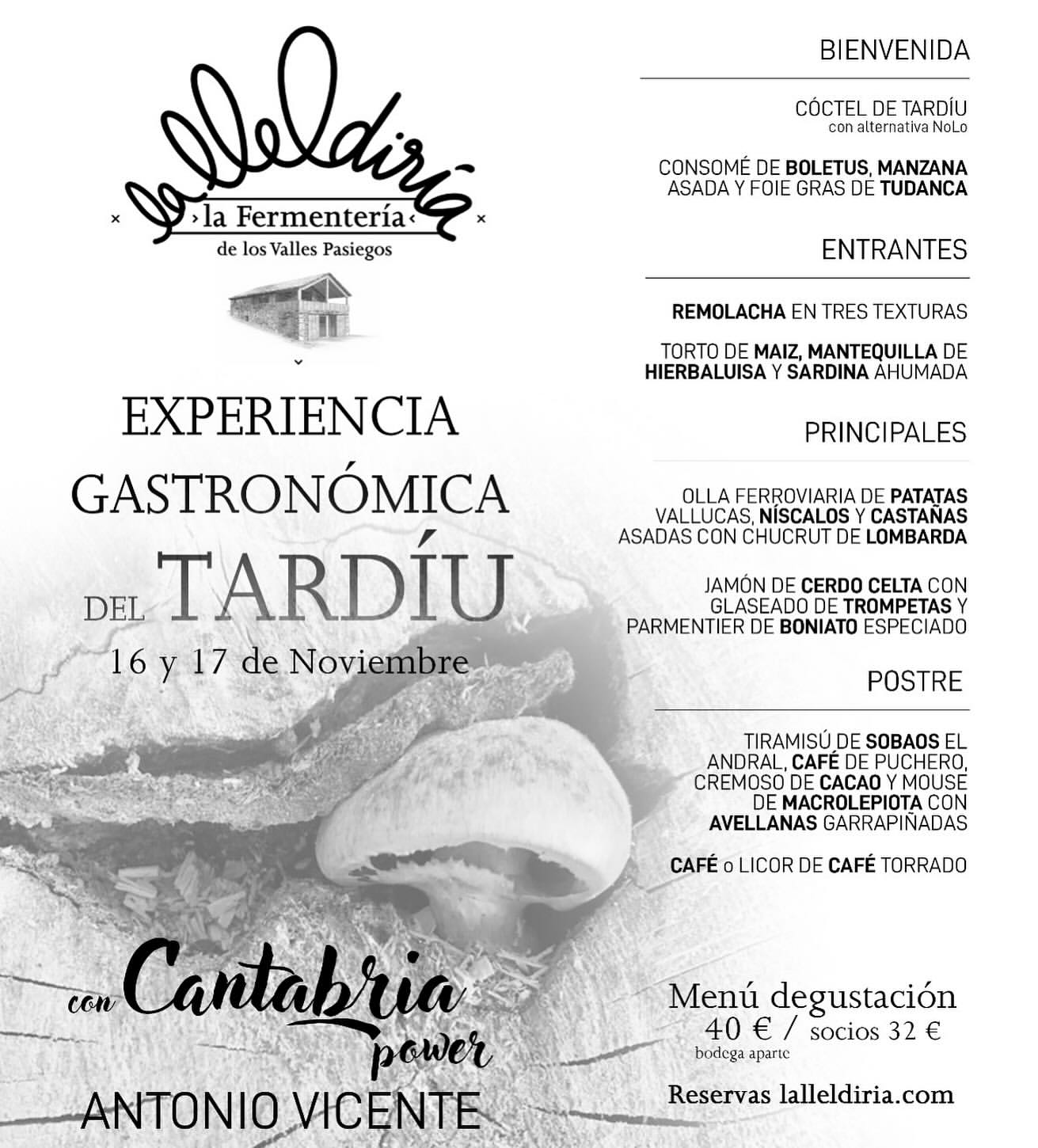 Experiencia Gastronómica del Tardíu 2024