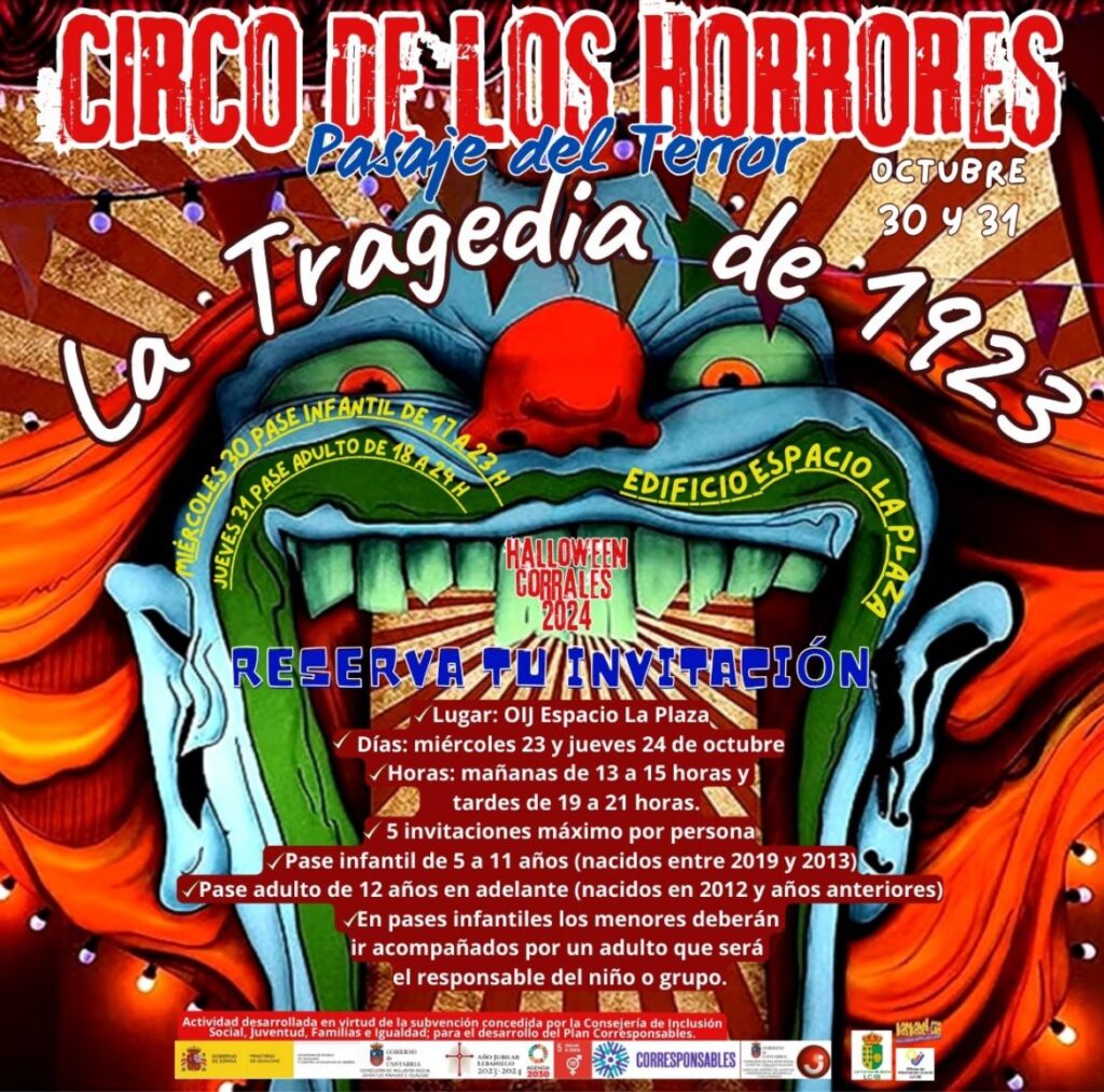 Circo de los Horrores – Pasaje del Terror – Halloween Corrales 2024