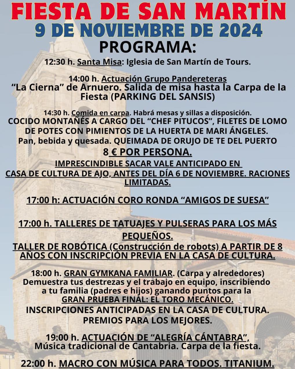 Fiesta de San Martín Bareyo 2024
