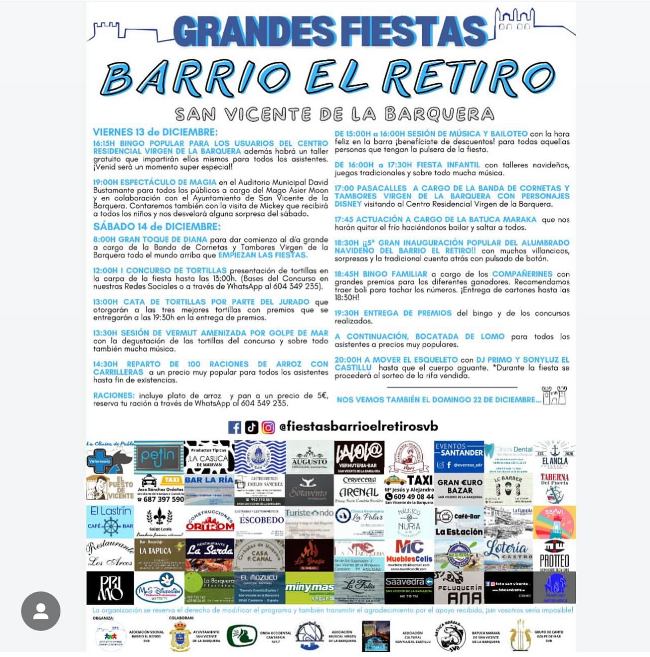 Grandes Fiestas Barrio El Retiro 2024