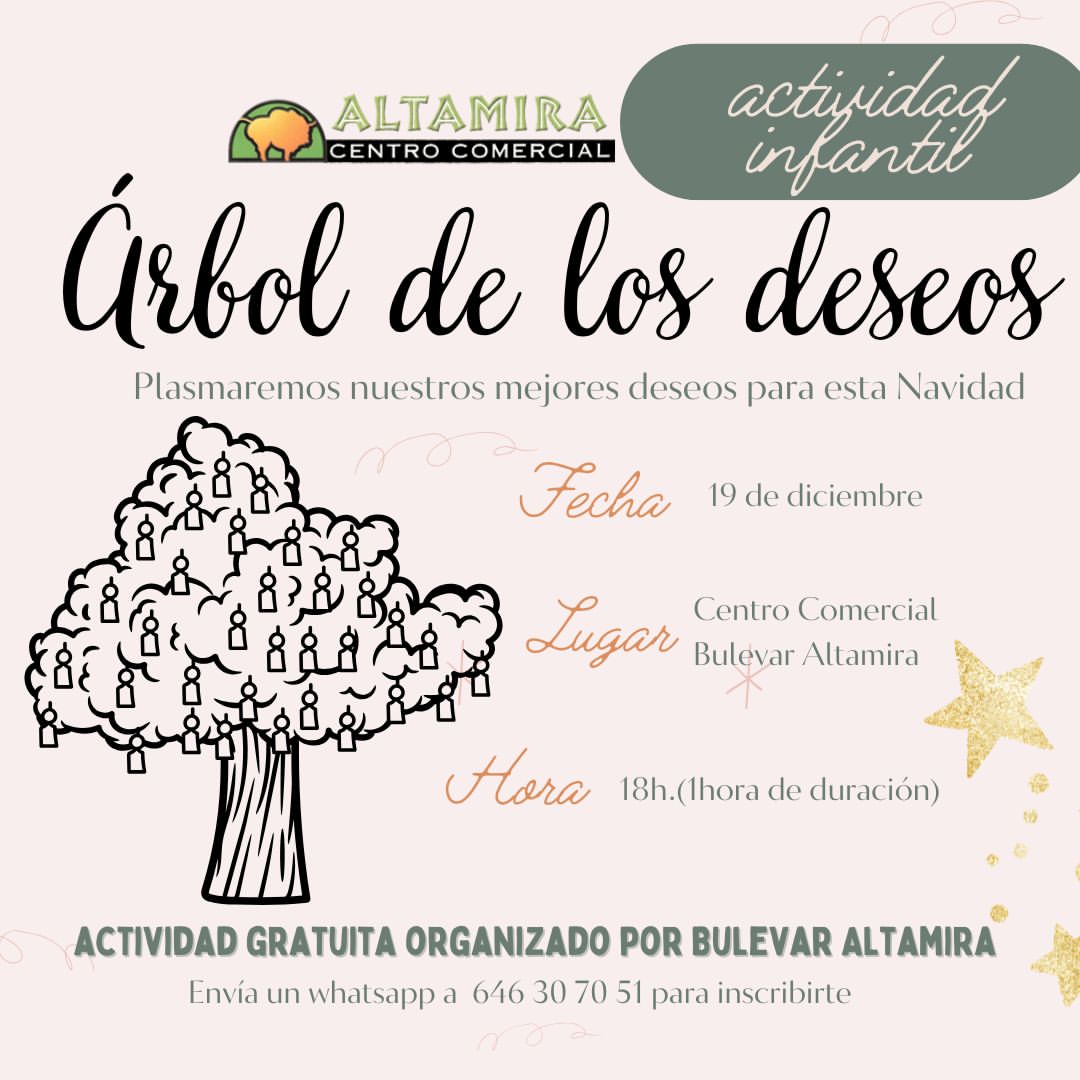 Taller de Decoración Navideña 18 Diciembre Altamira
