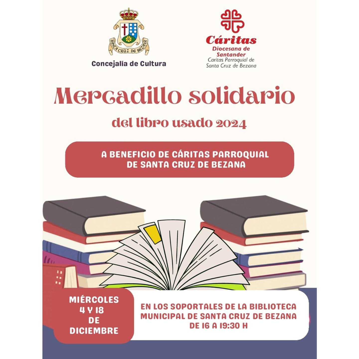 Mercadillo Solidario del Libro Usado – Bezana 2024