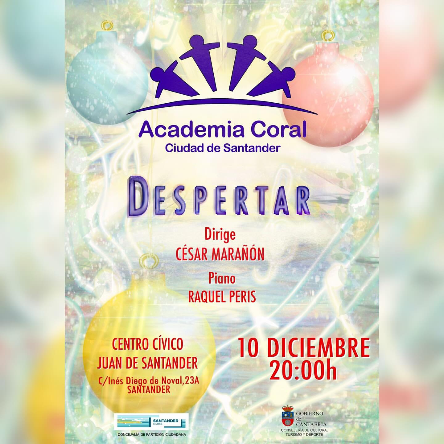 Concierto Academia Coral Ciudad de Santander 10 Diciembre