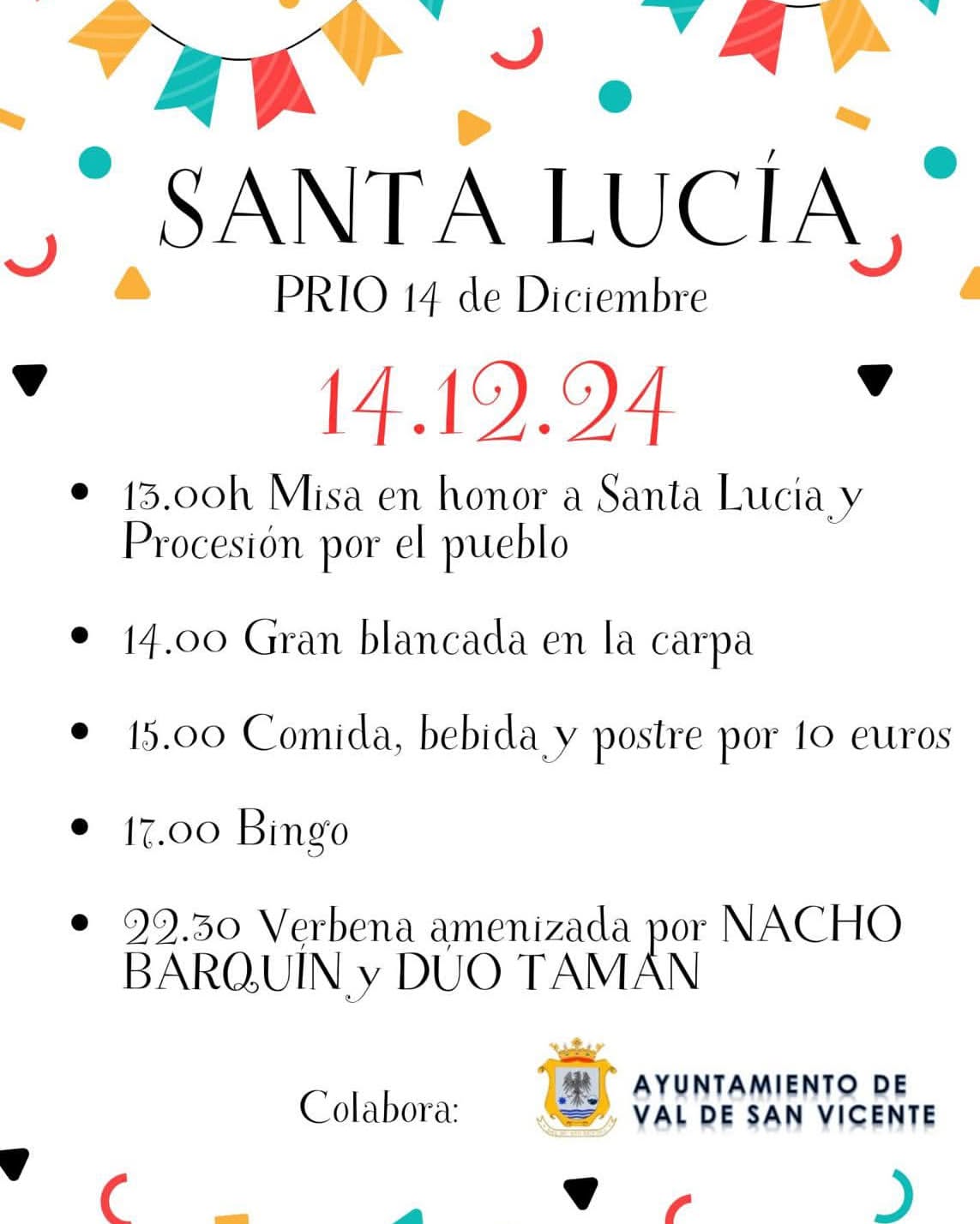 Santa Lucia Prio 2024