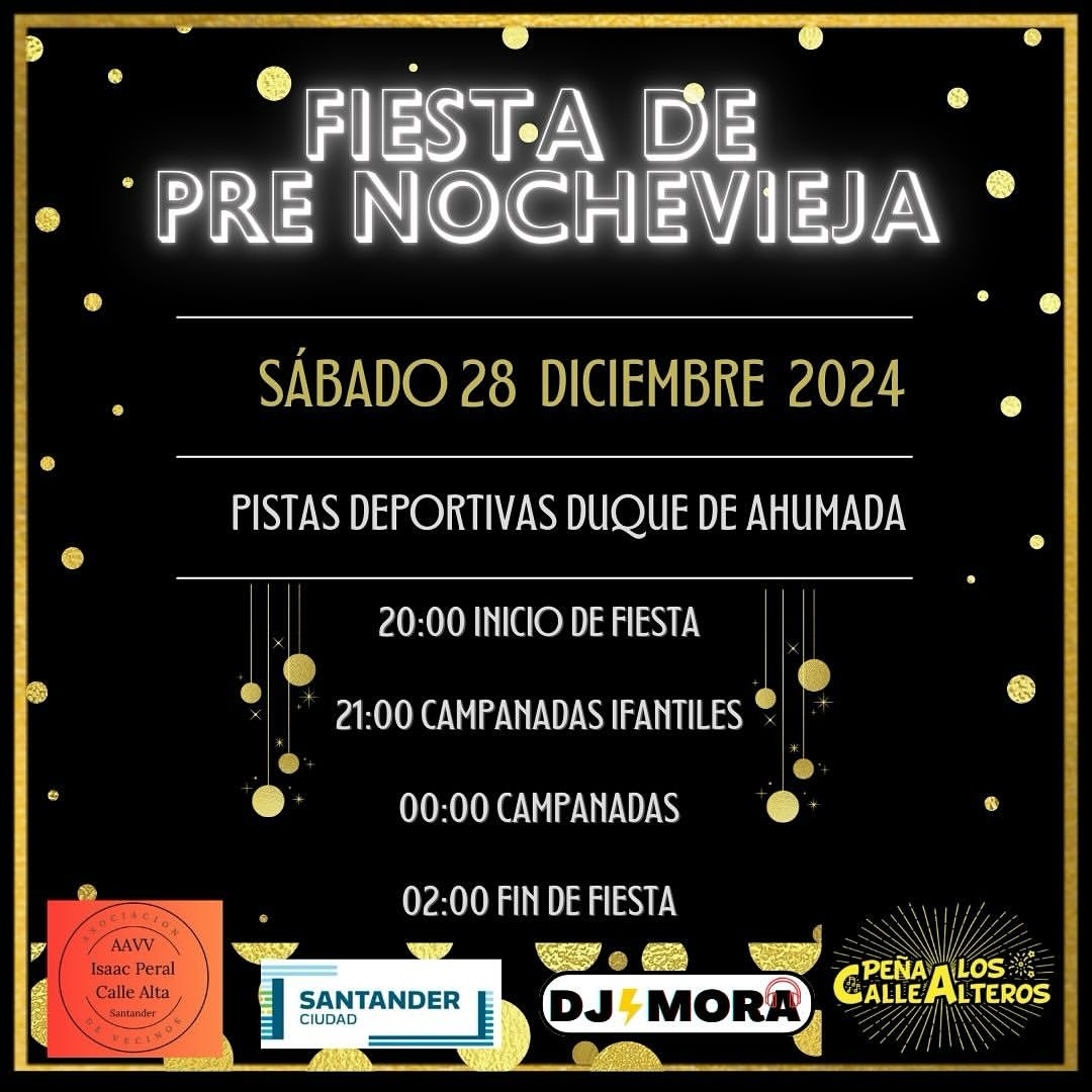 Fiesta de Pre Nochevieja 28 de Diciembre