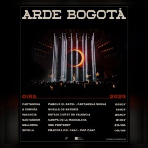 Concierto Arde Bogotá Santander 2025