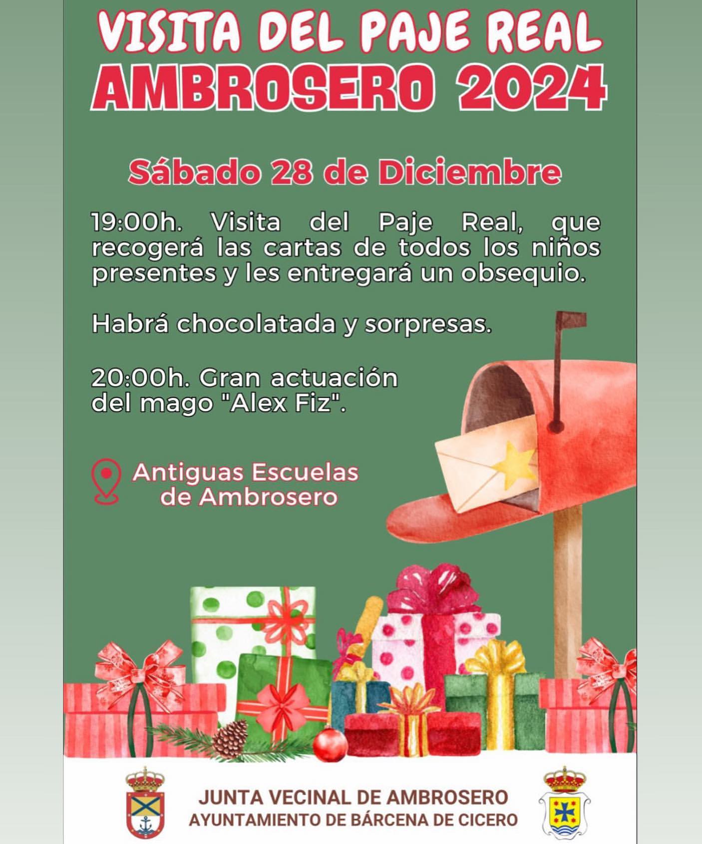 Visita del Paje Real Ambrosero 2024