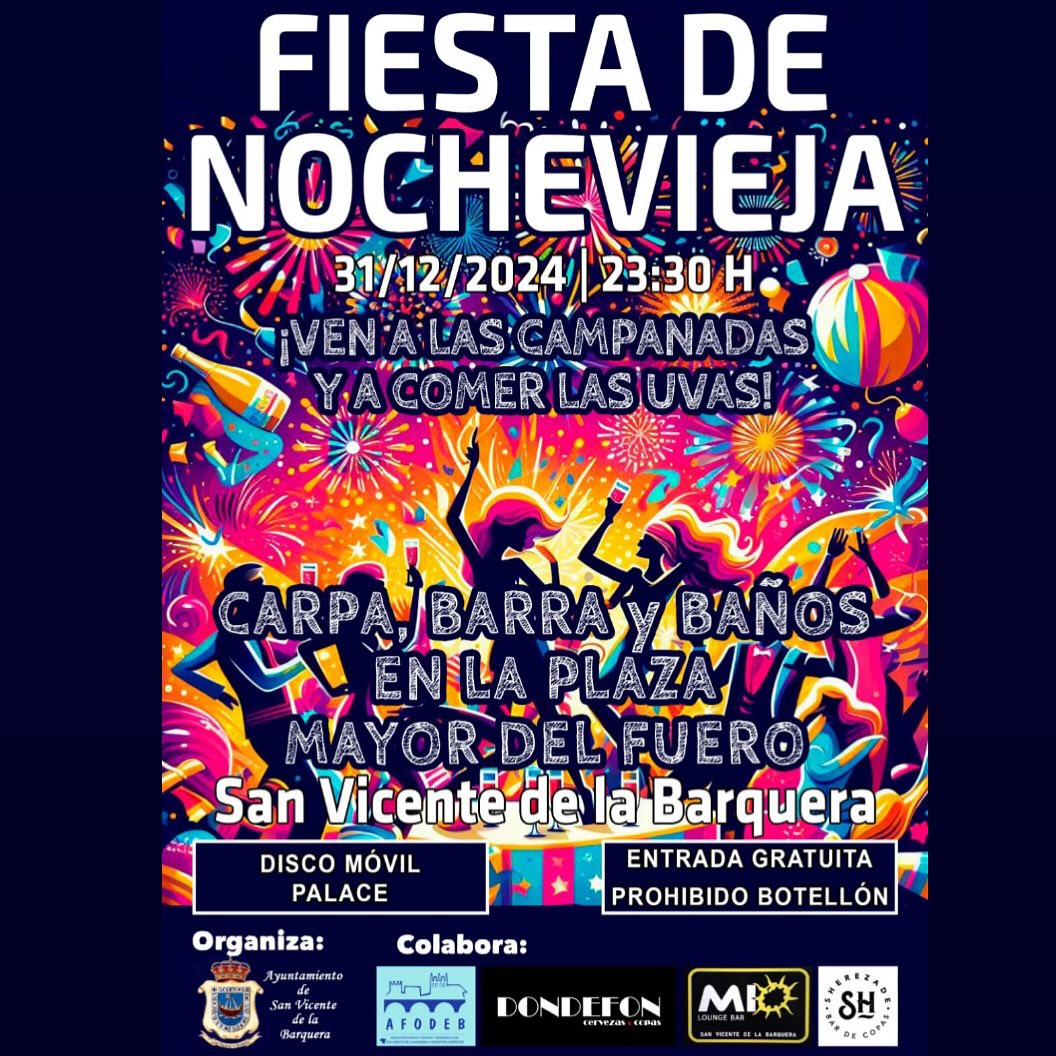 Fiesta de Nochevieja San Vicente de la Barquera 2024