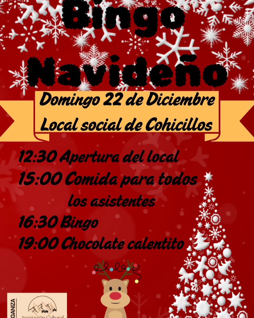 Bingo Navideño Cohicillos 2024