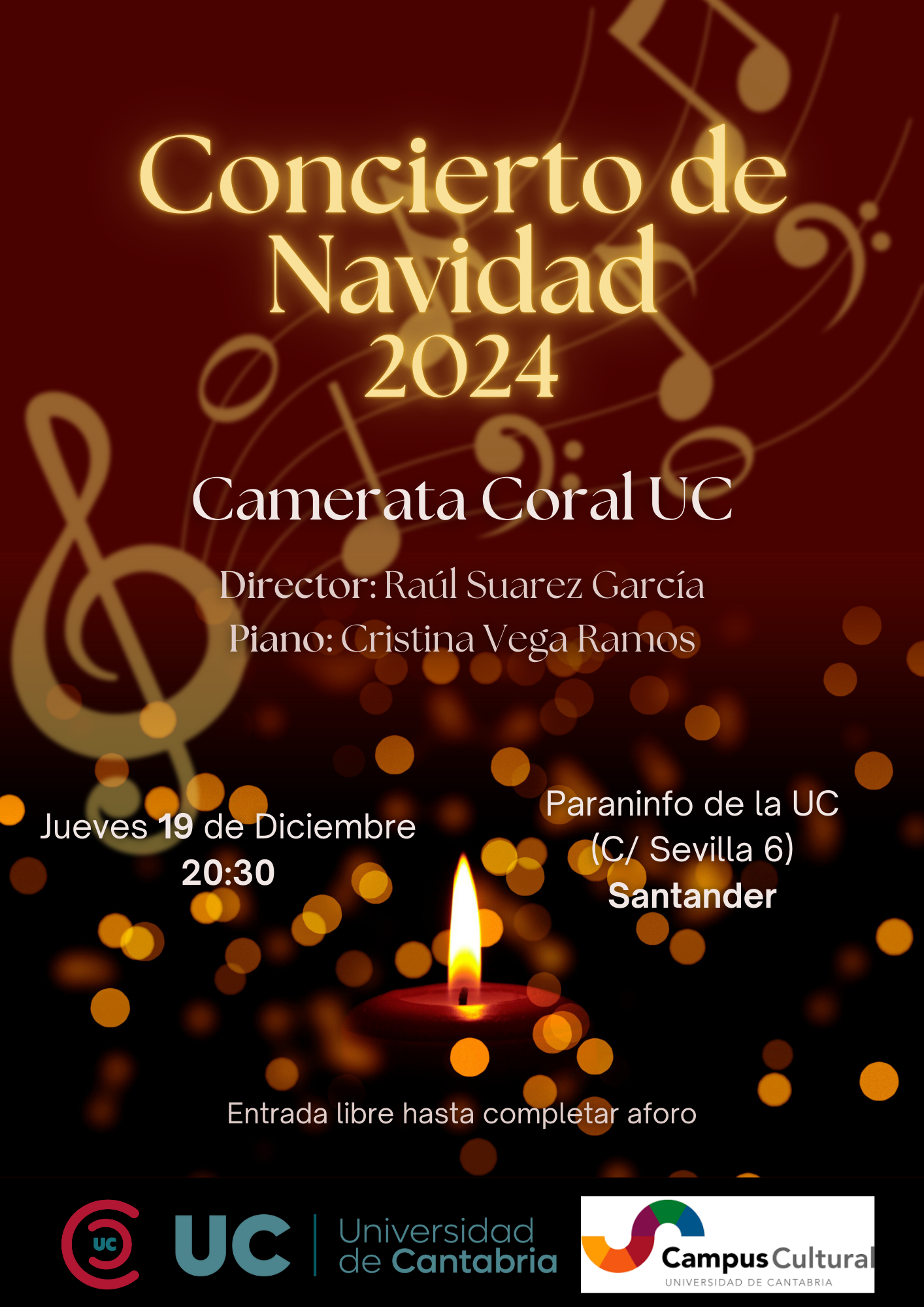 Concierto de Navidad 2024 – Camerata Coral Universidad de Cantabria