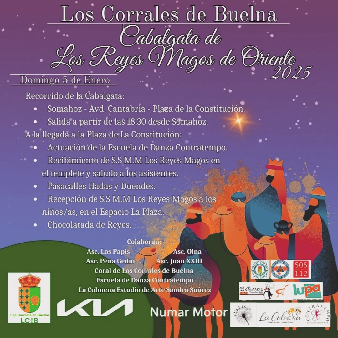 Cabalgata Reyes Magos Los Corrales de Buelna 2025
