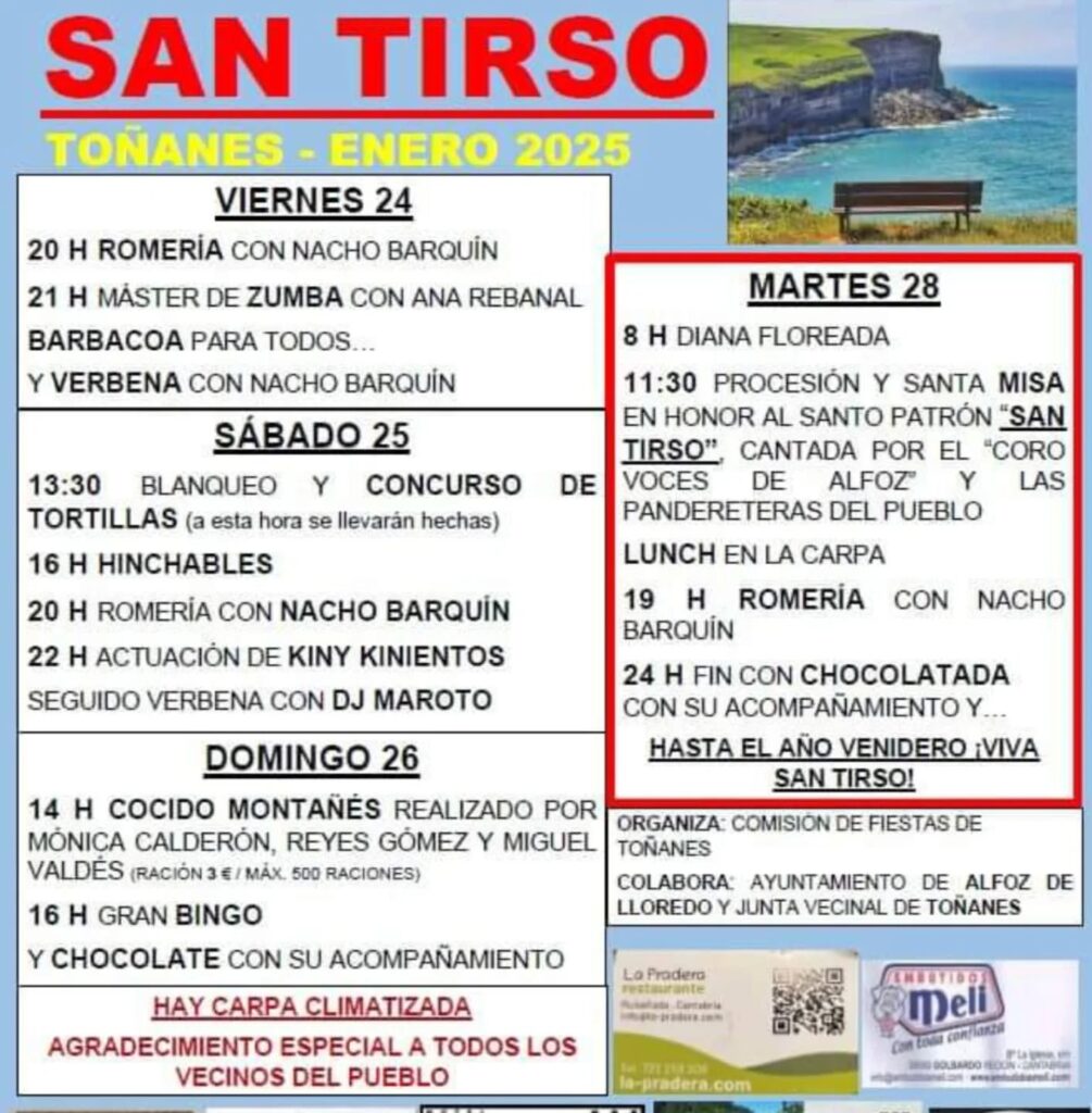 San Tirso Toñanes 2025