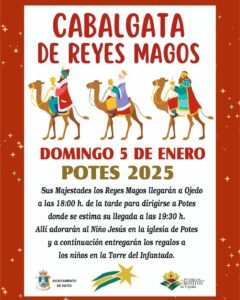 Cabalgata de los Reyes Magos Potes 2025