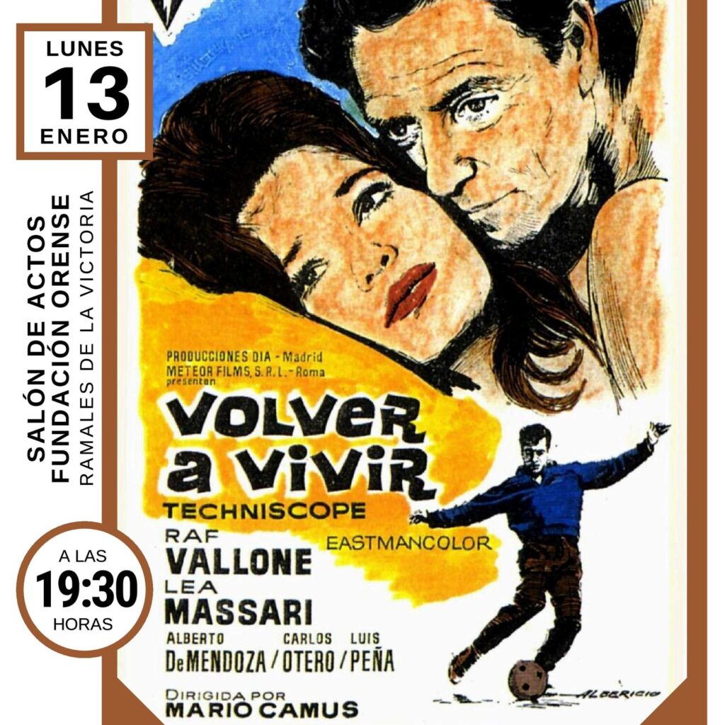 Proyección Volver a Vivir – 13 de Enero